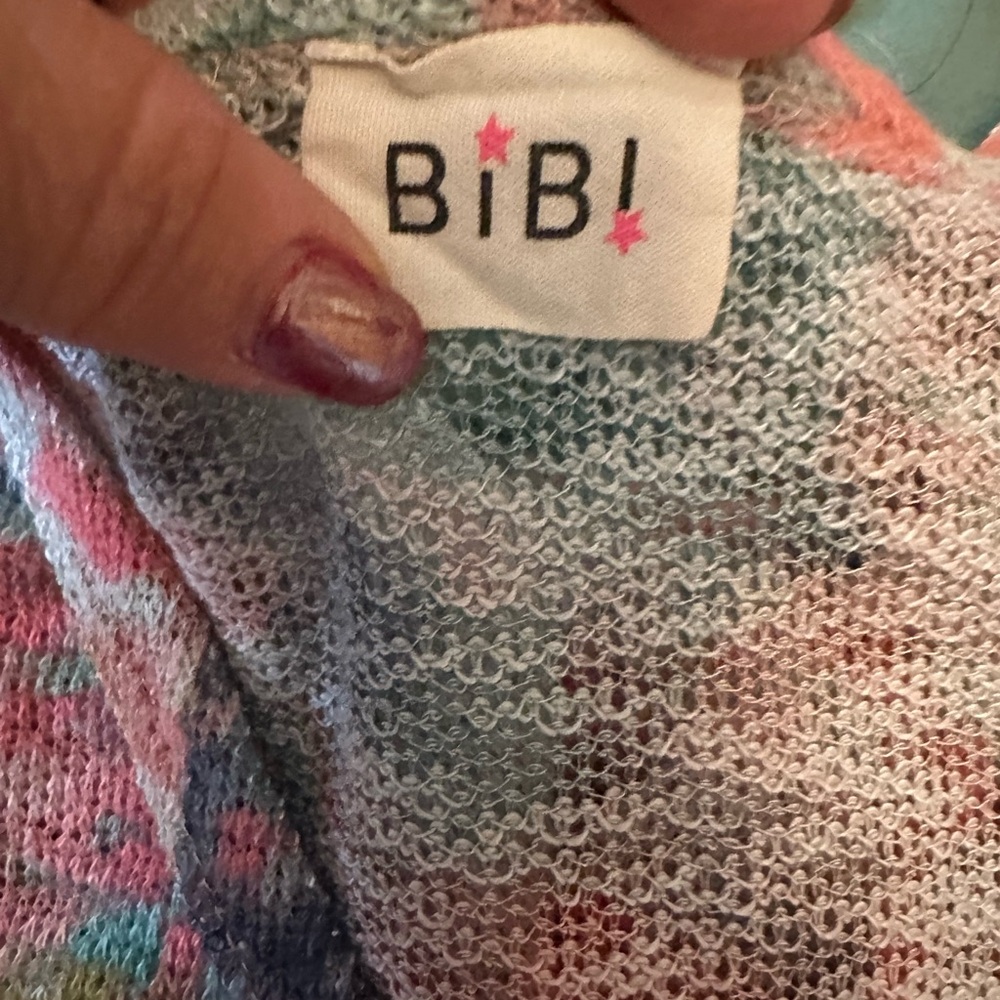 BiBi Multicolor Knit Top - Picture 2 of 2
